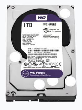 Disco Duro Purple de 1 TB / 5400 RPM / Optimizado para Soluciones de Videovigilancia / Uso 24-7 / 3 Años de Garantia